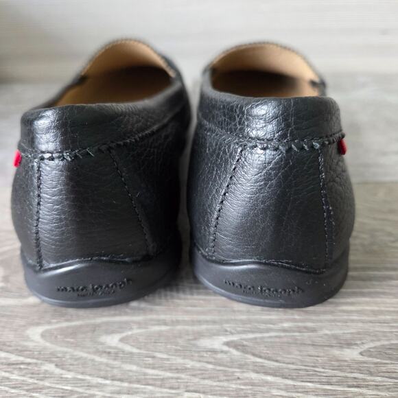 Marc Joseph New York Union Golf Black Grainy Loafer Flat Performance Shoes Sz 8